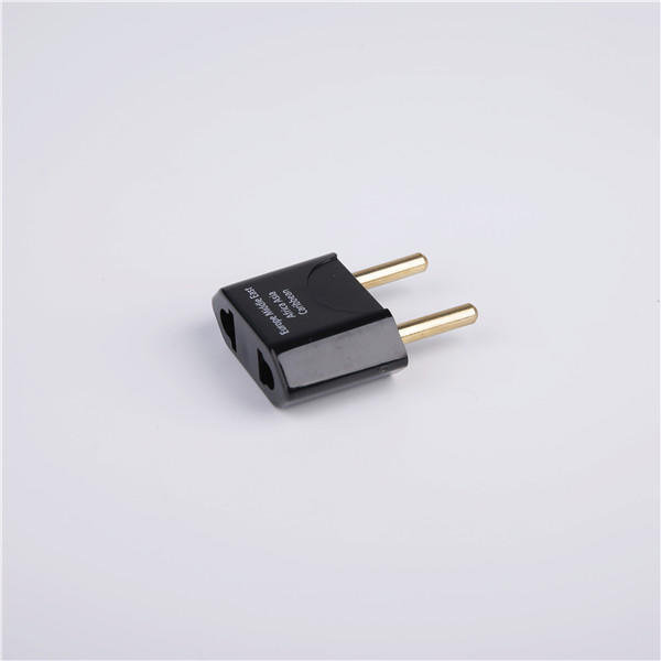 ZC12B Adapter sets black two-pin power conversion plug