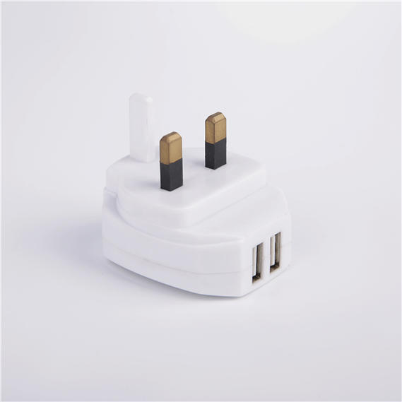 ZCZU-A USB products UK standard two-pin plug to USB charging conversion plug