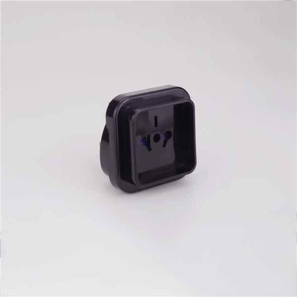 J173 Single transfer black UK Feet - Multi Hole Adapter