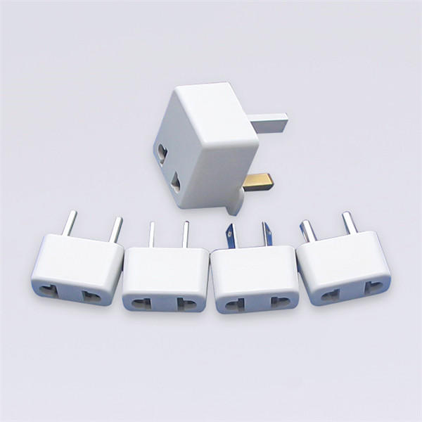 ZC12X Adapter sets multi-specification two-pin two-hole conversion plug five-piece set